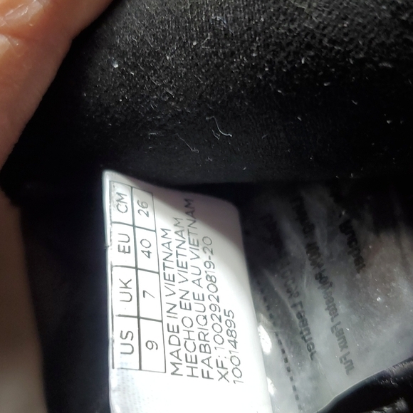 COPY - Toms Black Croc Embossed Leather Faux Fur Paxon Slip On Shoe. SZ 9 - Picture 7 of 7